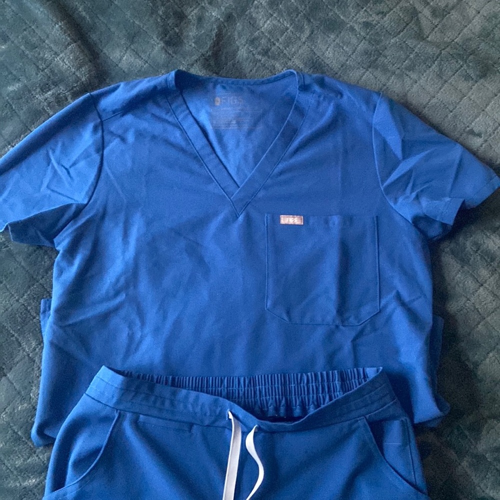 Figs scrub set, Royal Blue